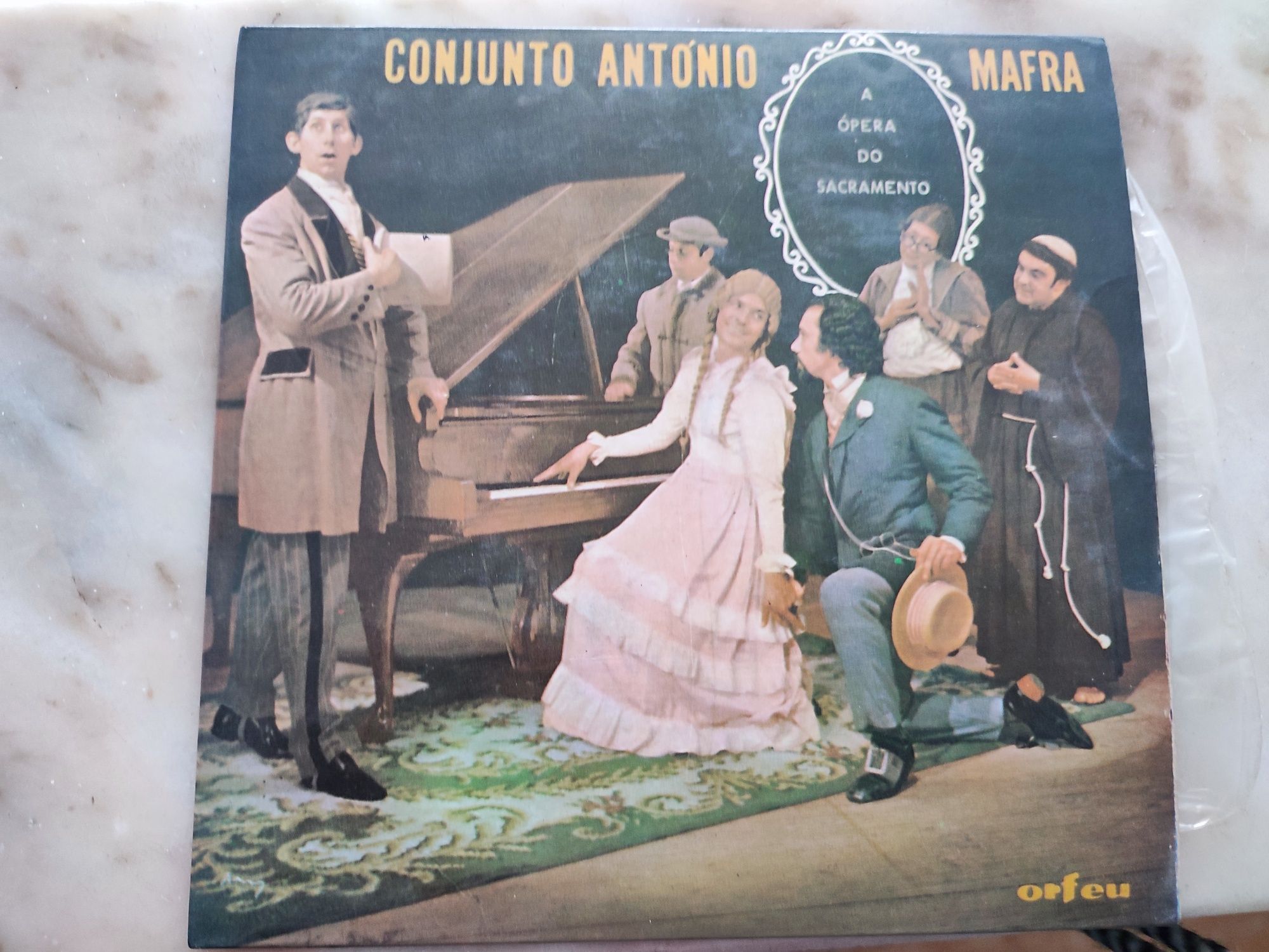 Vinils vintage de música tradicional Portuguesa dos anos 70