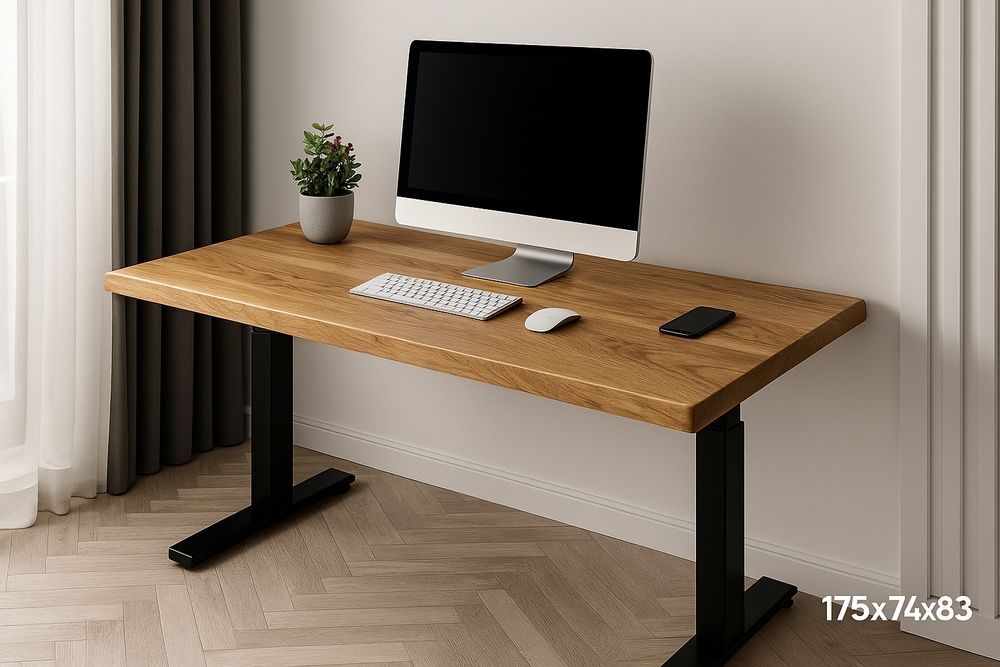 Blat dębowy 175x85-80 na ławę biurko stolik kawowy 21