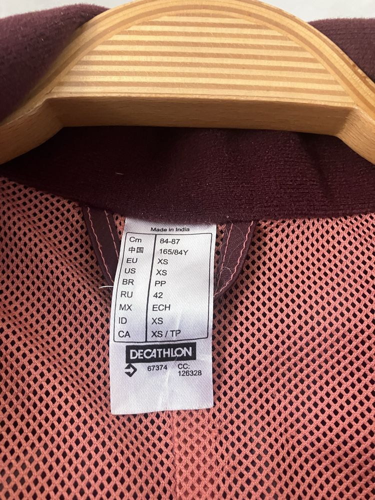 Decathlon kurtka wiatrowka dziewczęca Ouechua roz.XS