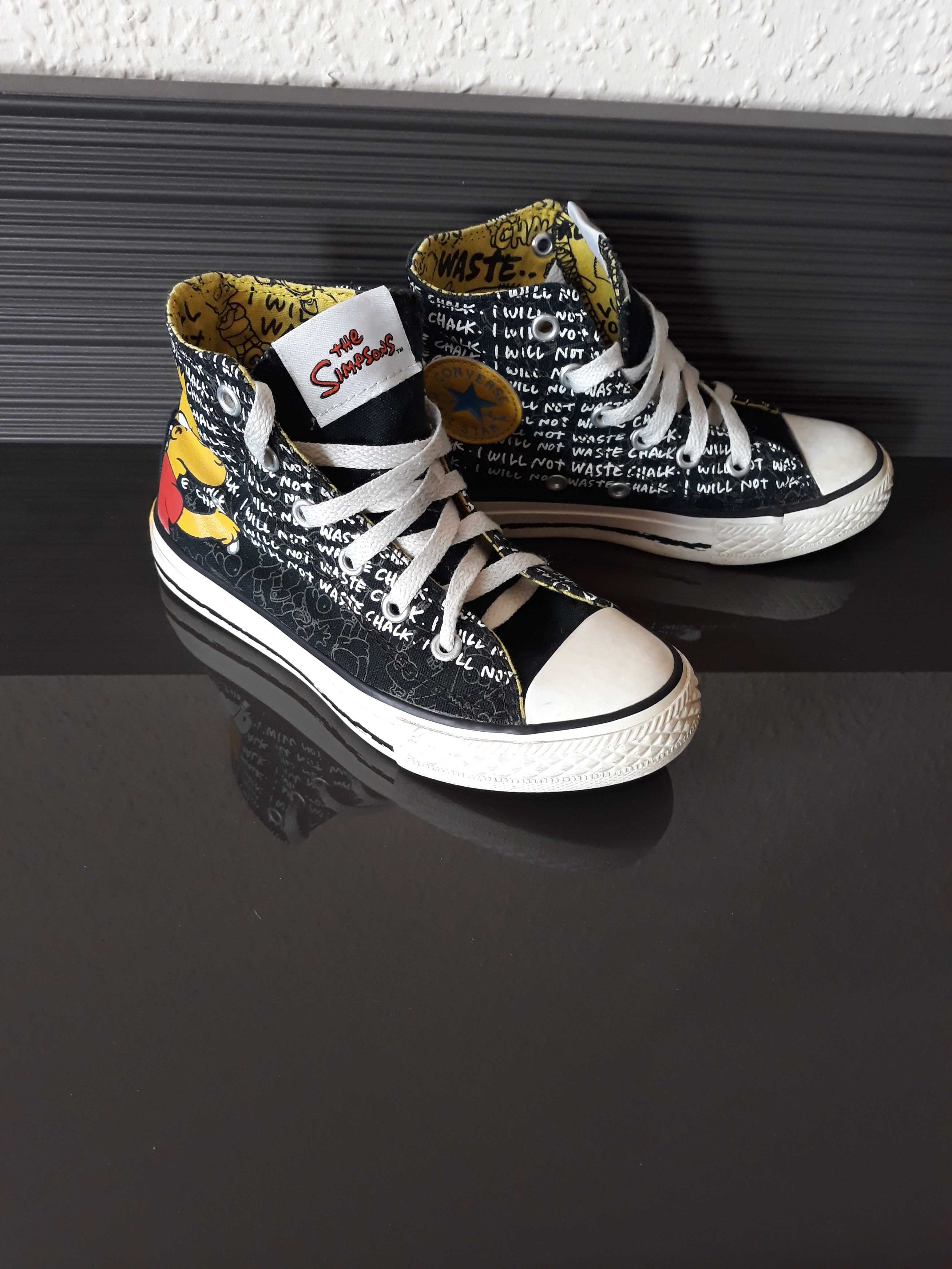 Converse trampki czarne z simsonem 31 rozmiar