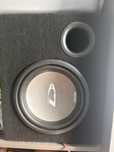 Subwoofer alpine + wzmacniacz magnat