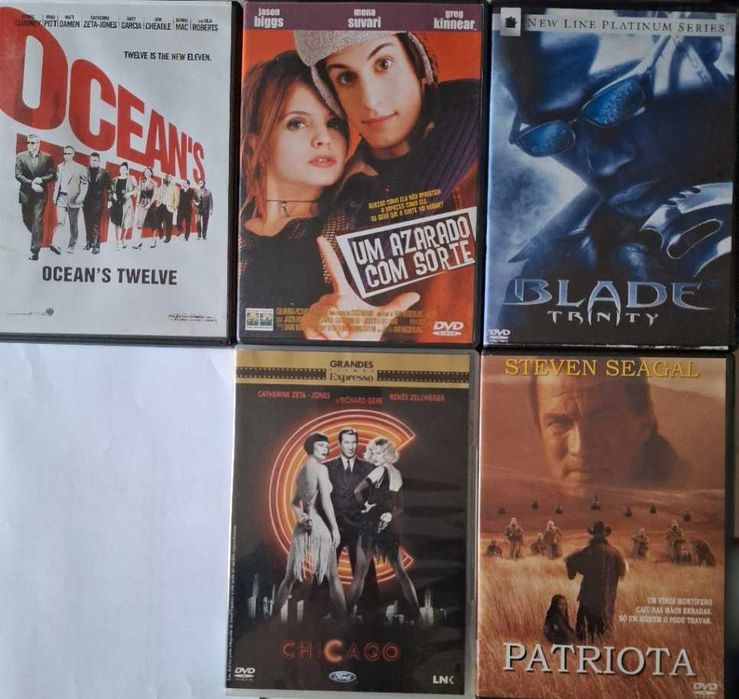 Filmes diversos em DVD