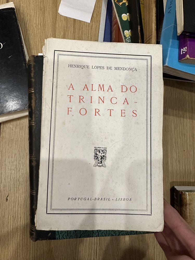 livro raro Henrique Lopes de Mendonça  - A Alma do Trinca-Fortes.