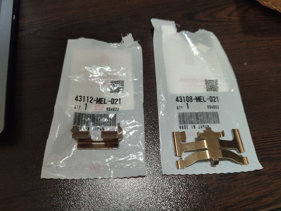 Фиксатор и пружина 43112-MEL-D21 43108-MEL-D21