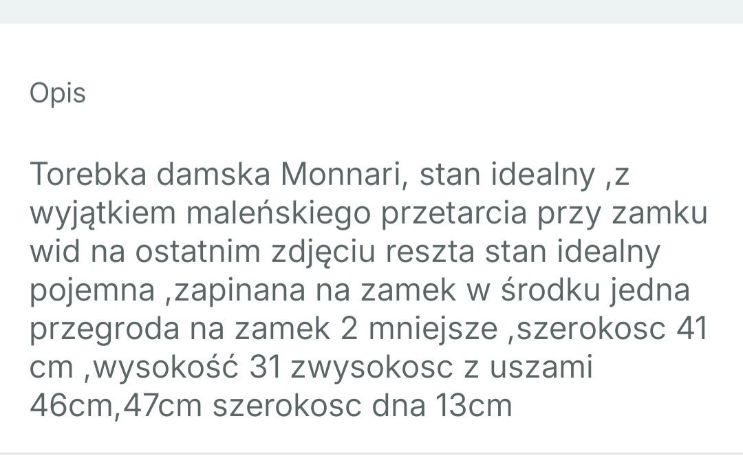 Torebka damska Monnari, brąz,camel pojemna