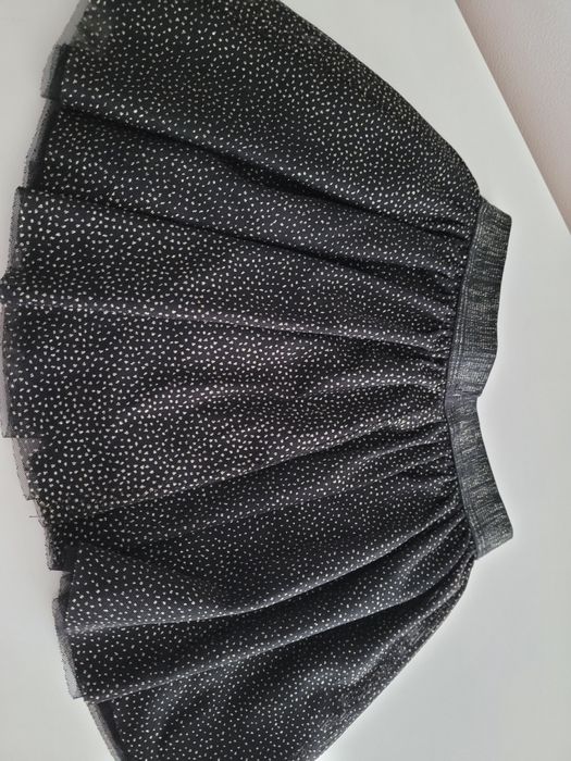 Spódniczka tiulowa czarnozłota 110 116 cm
