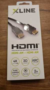 Kabel przewód HDMI 2m Xline