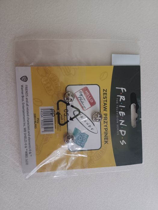 zestaw przypinek FRIENDS