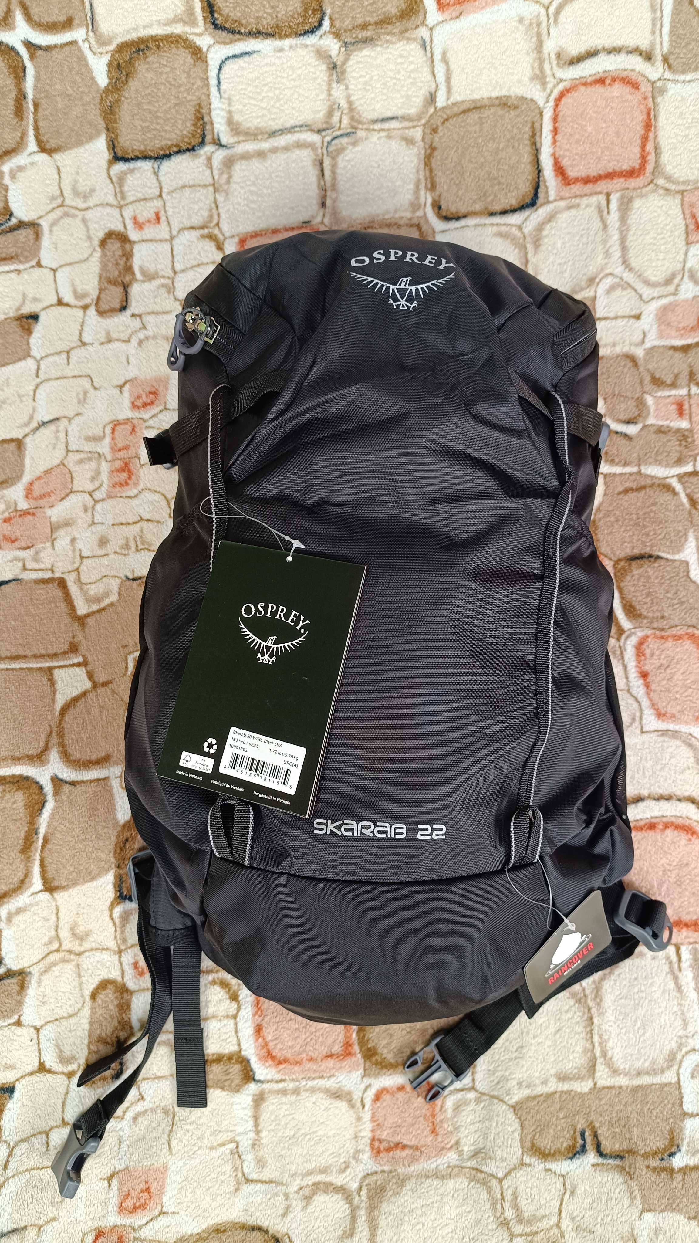 Трекінг рюкзак Osprey Skarab 22л 30л 34л оспрей скараб