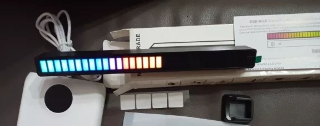 Lampka stic Led rgb gadżet na biurko muzyka gry