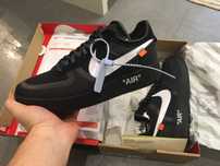 NIKE AIR FORCE 1 LOW X OFF WHITE rozm. 44.5 (AO4606 - 001)