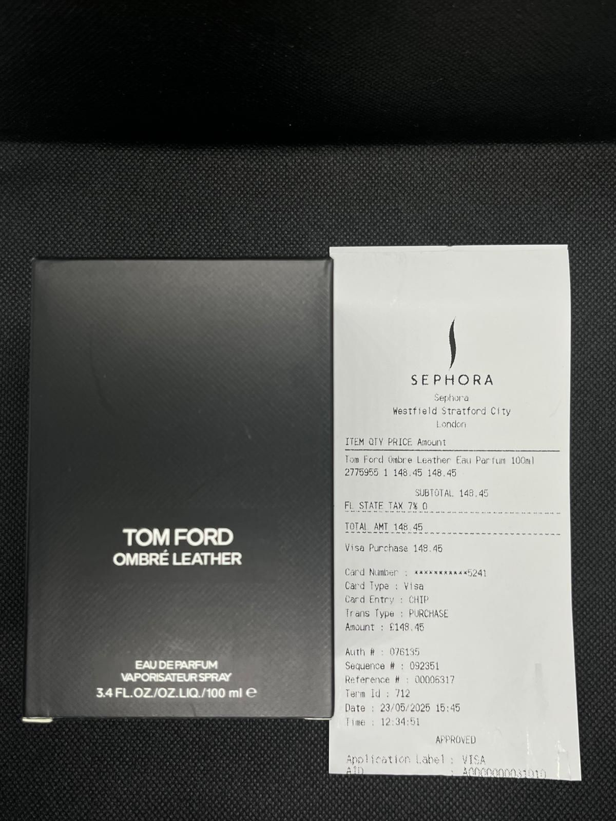 Perfume Tom Ford ombré leather