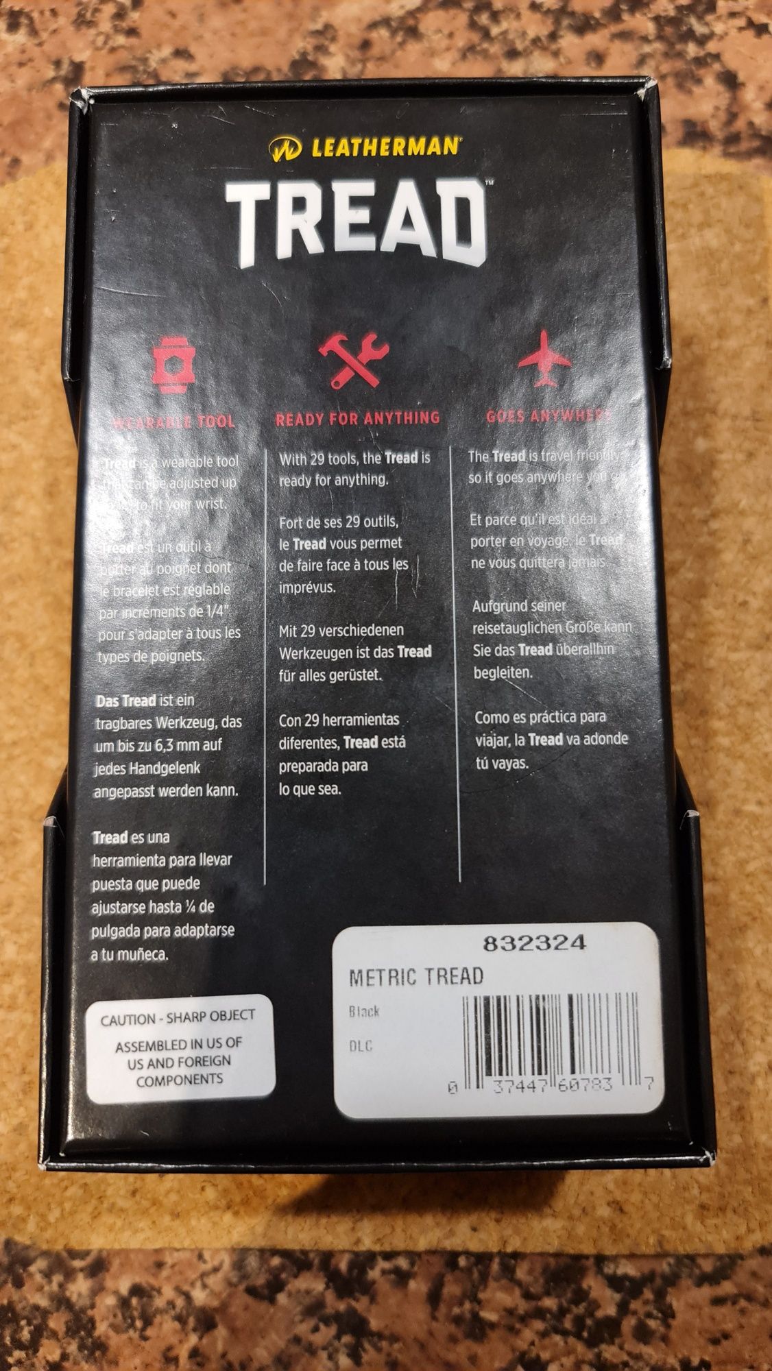 Leatherman Tread Black DLC METRIC multitool multi tool