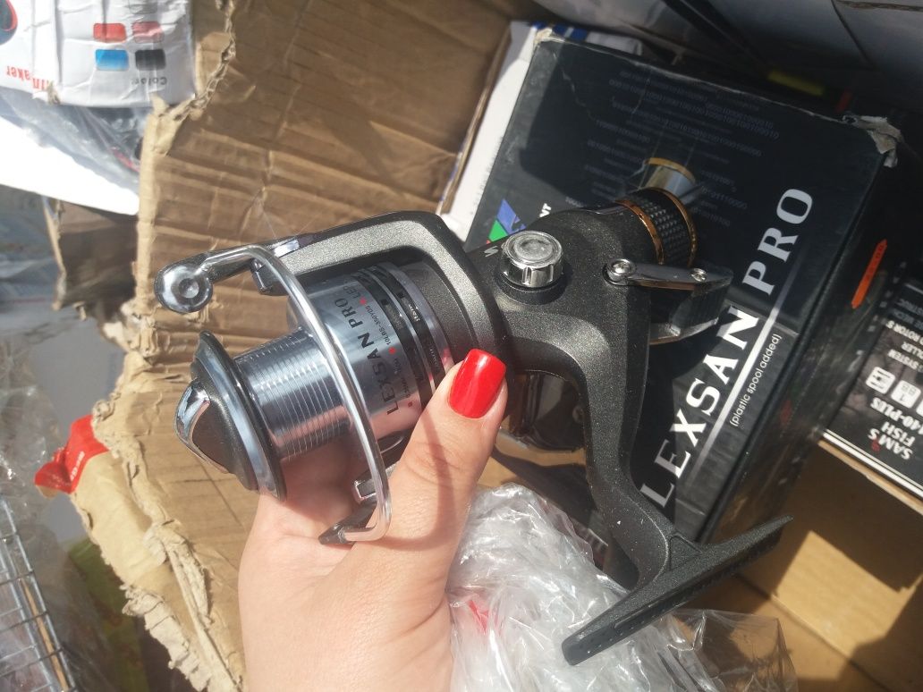 Катушка EOS Lexsan PRO 5000, 9+1 (карповая, фидерная с бейтраннером)
