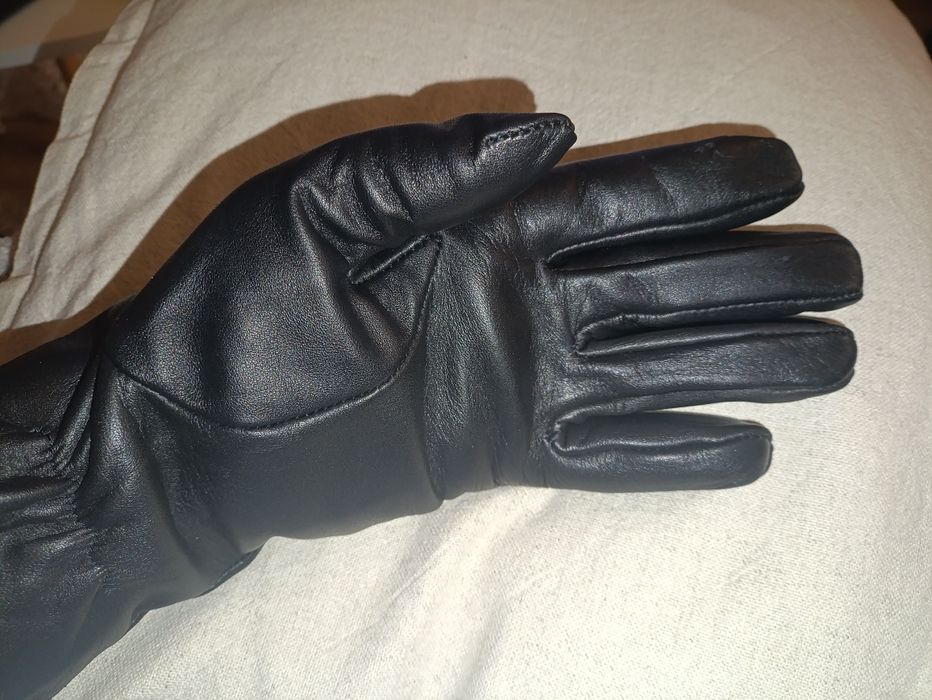 Rękawiczki skórzane roz 22 policja,wojsko,eleganckie