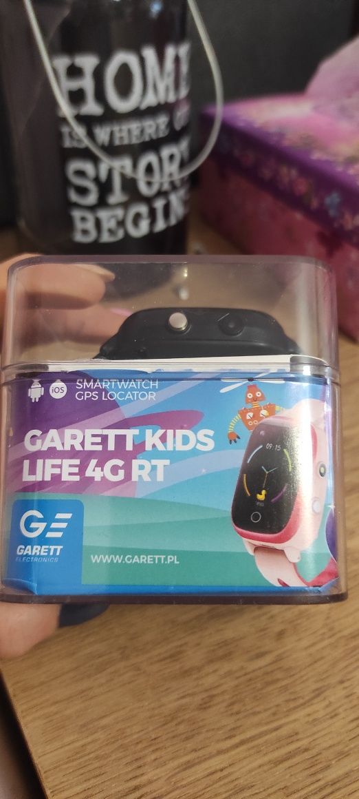GARETT KIDS LIFE 4G RT jak nowy czarny gwarancja