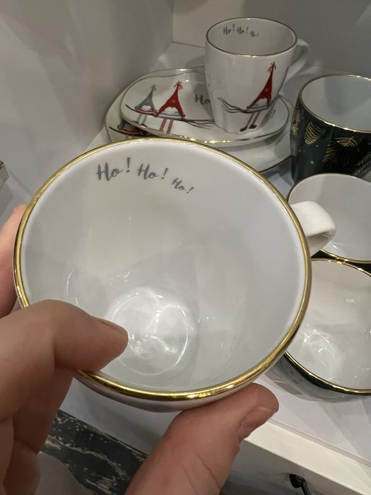 Zestaw Lubiana święta porcelana skrzaty stone age boże narodzenie