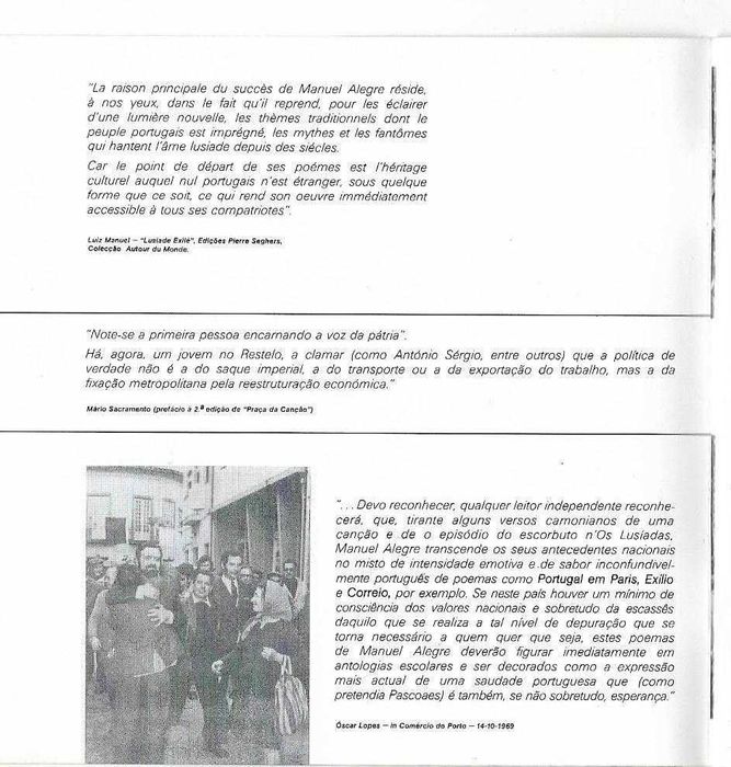 Manuel Alegre com Carlos Paredes - - - - - É Preciso um País - -  - CD