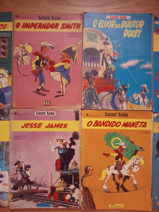 LUCKY LUKE - 11 Exemplares antigos raridades