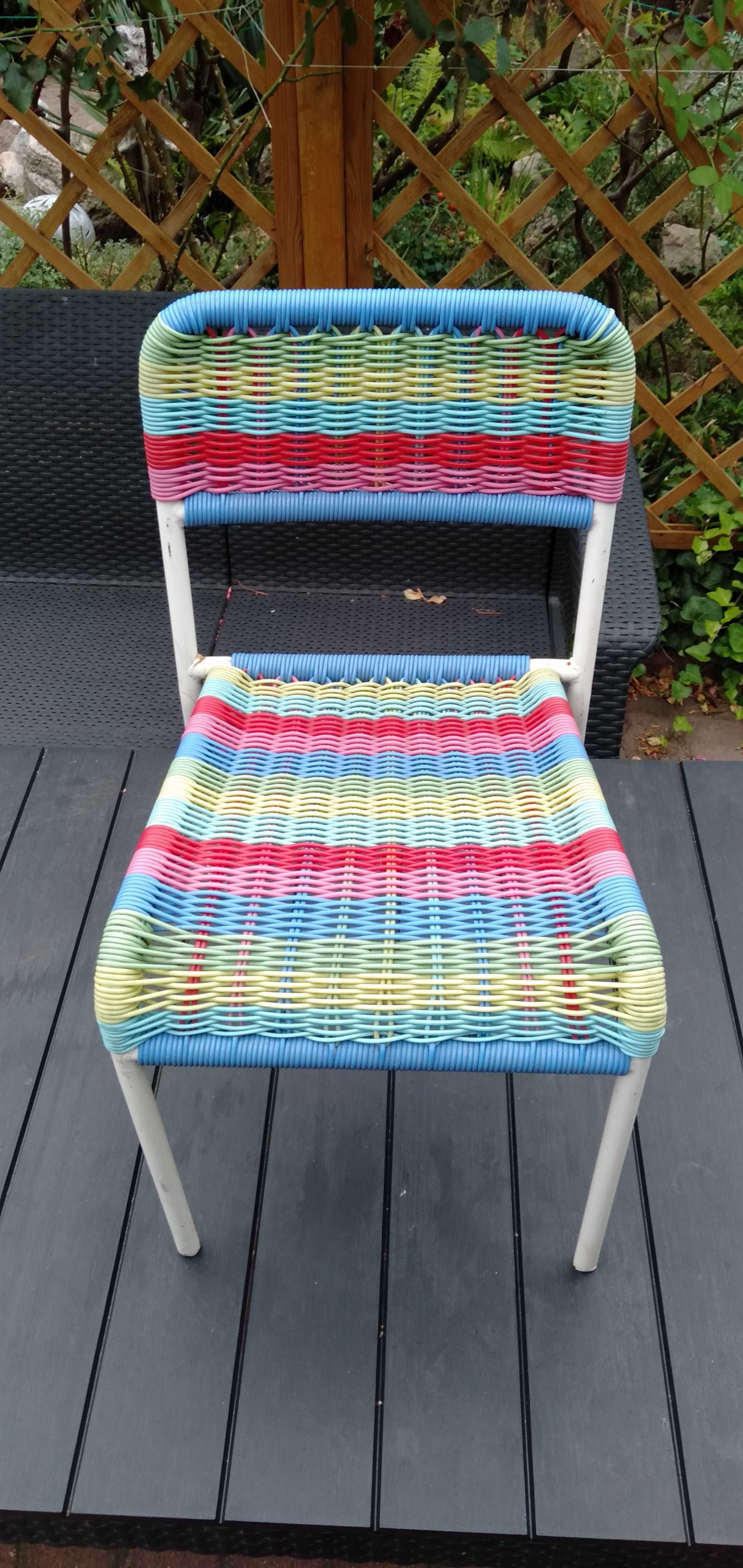 Krzesełko dziecięce kolorowe Ikea