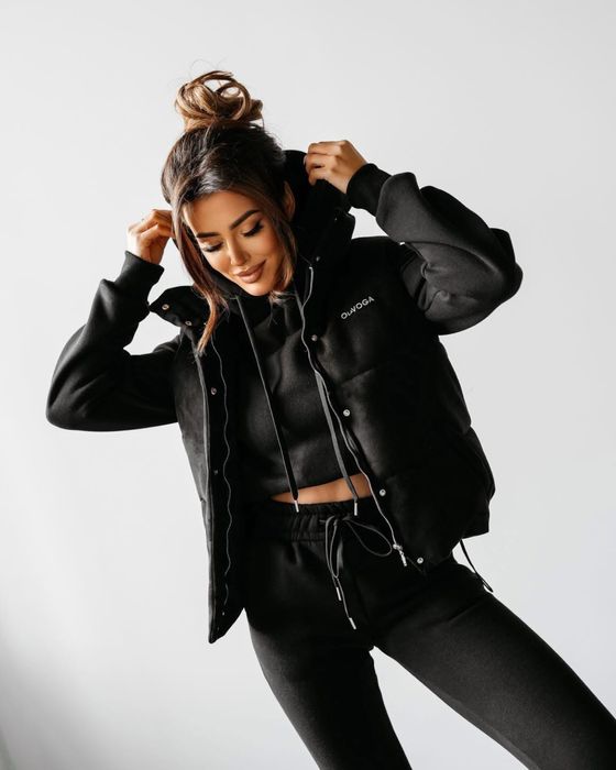 Kamizelka Gilet czarna O la voga S