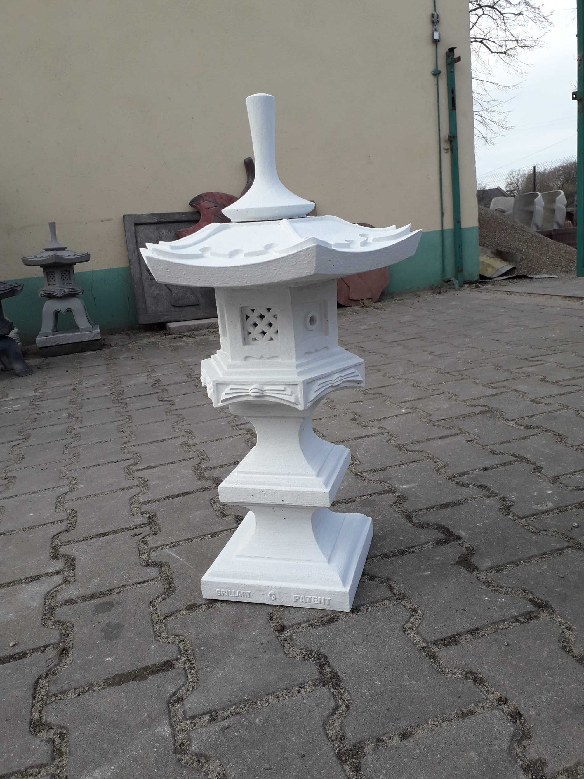 pagoda japońska , lampa, betonowa, rzeźba , dekor