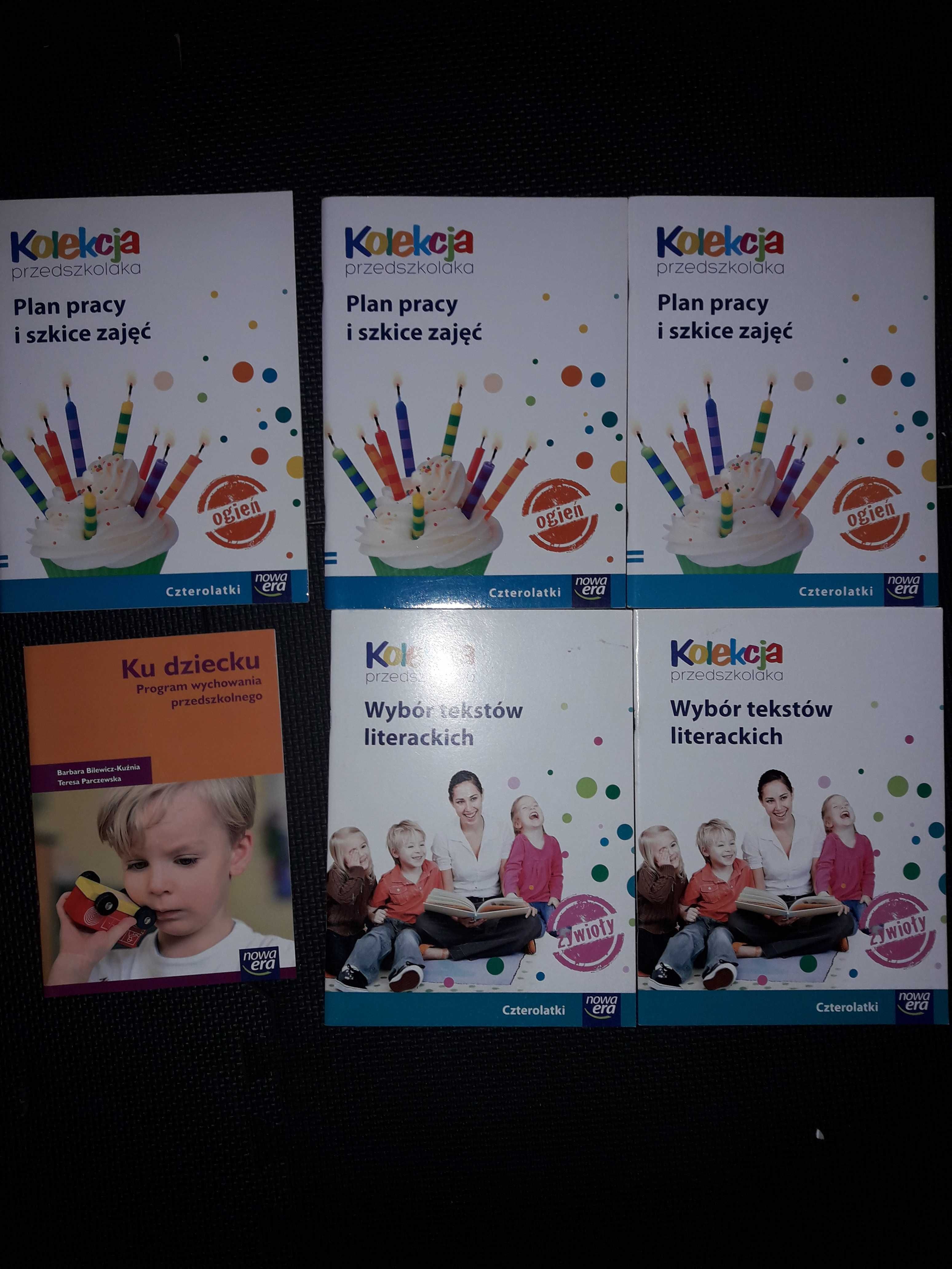 Kolekcja przedszkolaka przewodniki , obudowa metodyczna do 3,4 i 5 lat