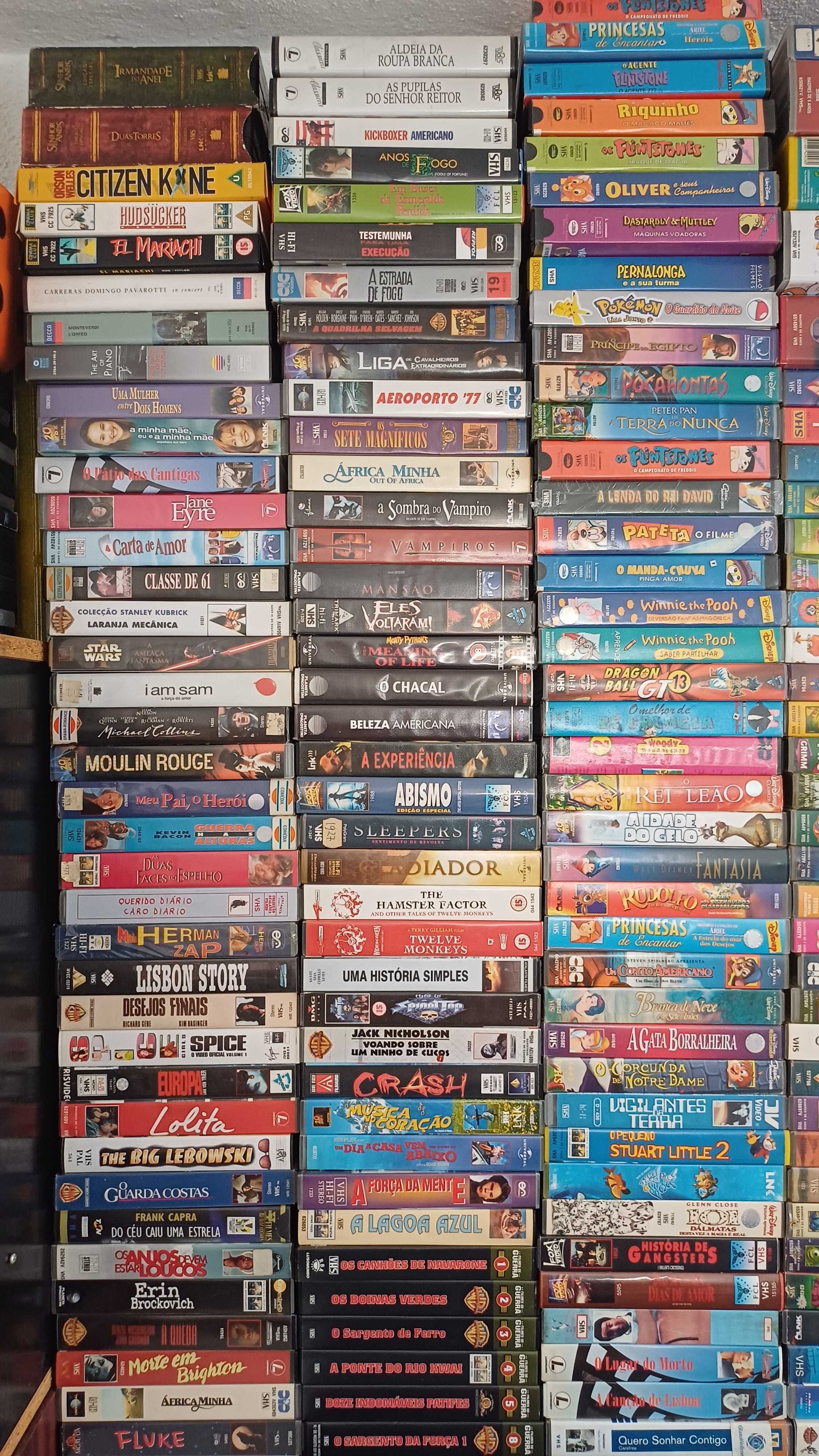 Colecção VHS para venda