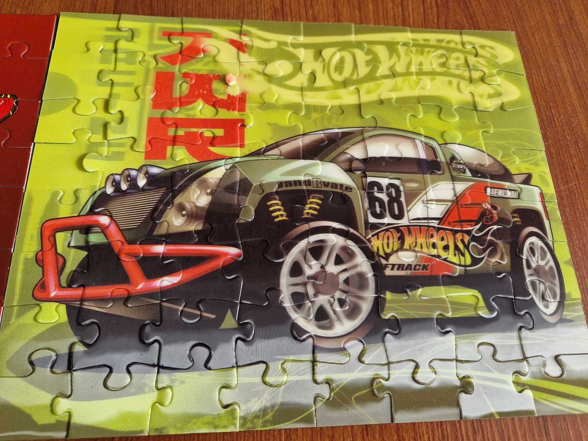 Puzzle +puzzle 3d Hot Wheels