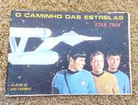 Caderneta antiga, o caminho das estrelas, star trek.