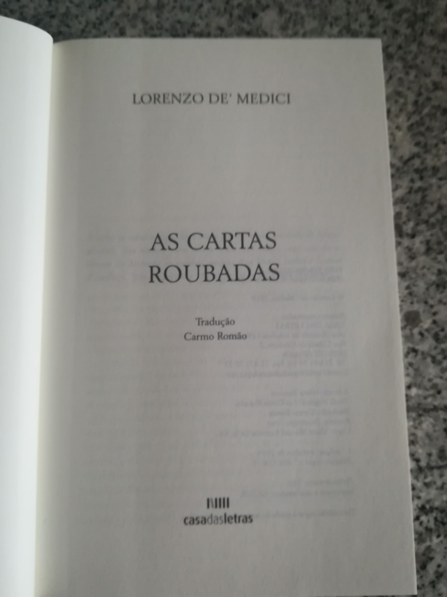 As cartas roubadas de Lorenzo de Médici