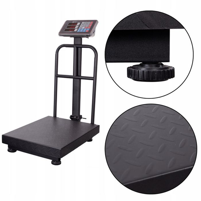 SOLIDNA WAGA MAGAZYNOWA do 500 kg 50/60 z oparciem sklep platformowa