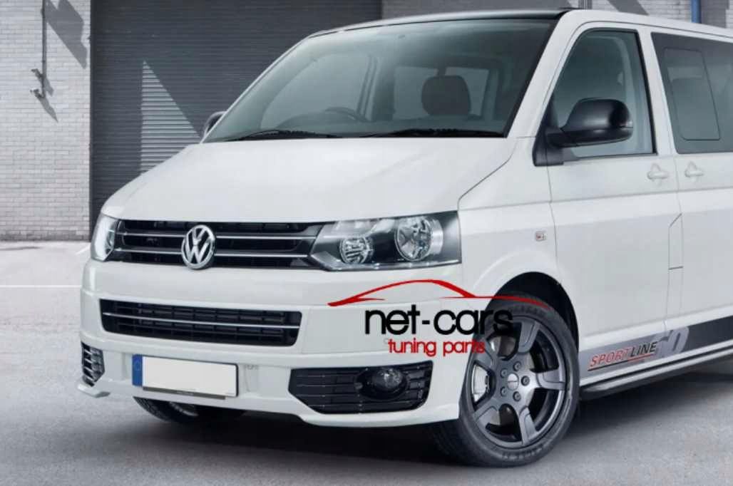 Spoiler dokładka zderzaka przód VW T5 GP 09-15 GTI R Line czarny