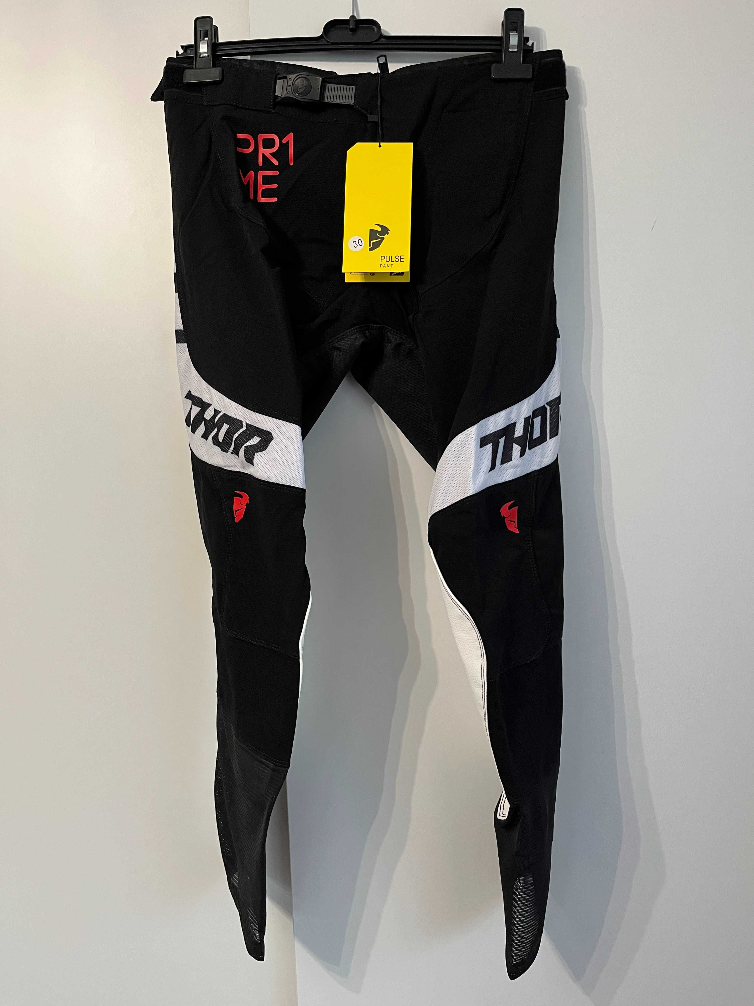 Strój THOR Prime Analog (Black White)(cross,quad,enduro,mtb,dh)