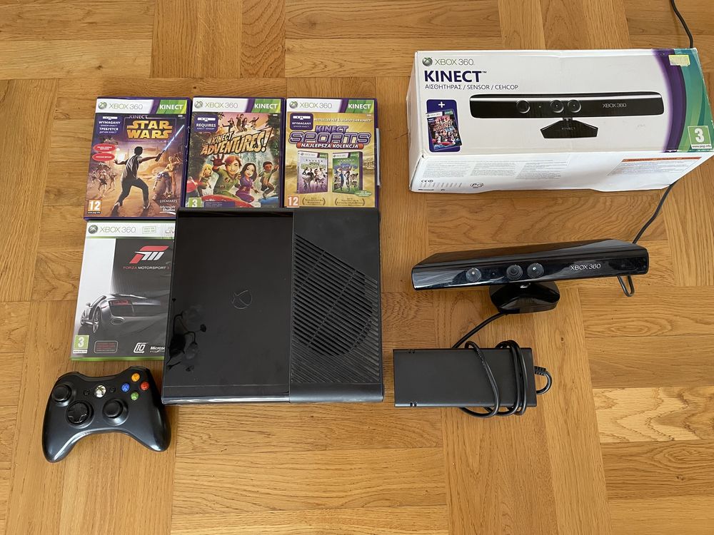 Konsola Xbox 360 kinect pad gry
