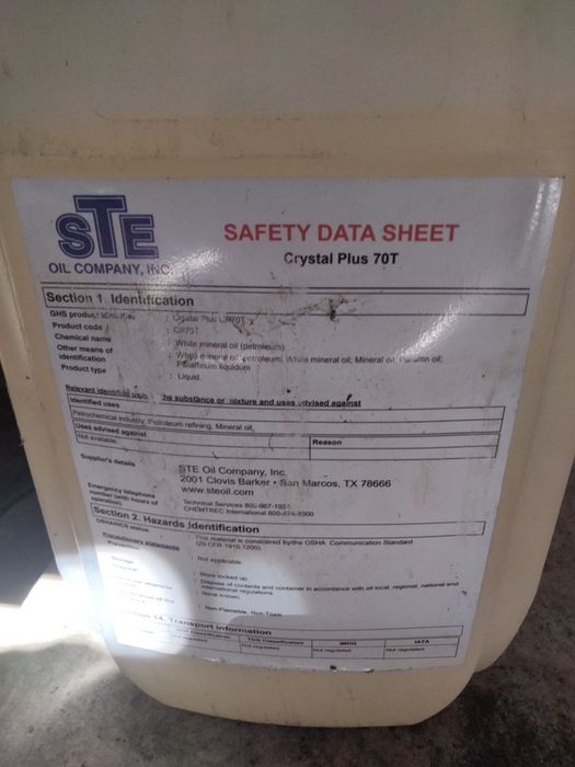 Олива Crystal Plus 70T рідина для імерсійного охолодження