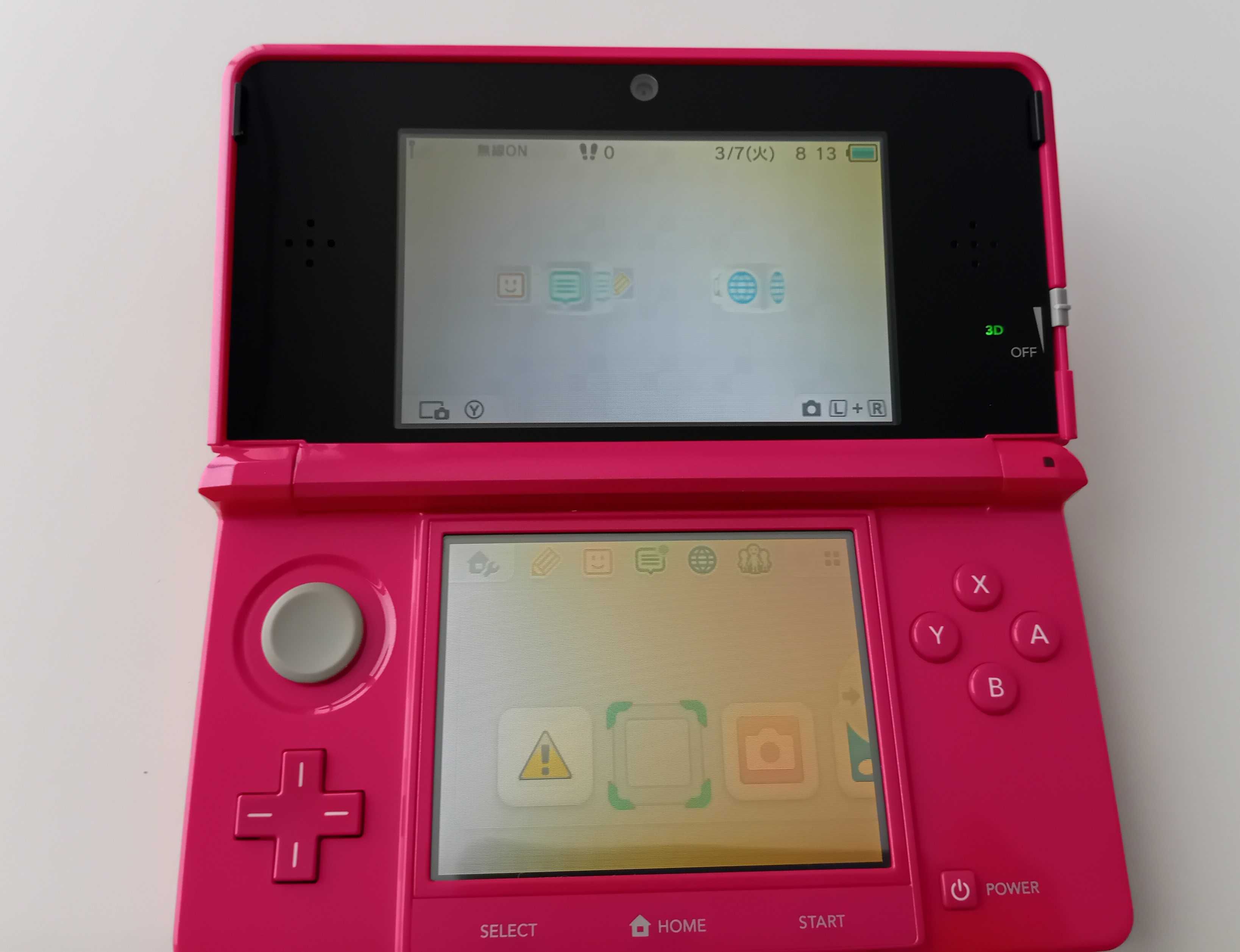 Nintendo 3DS Gloss Pink CTR-001 Region Japonia box manual  NTSC-J
