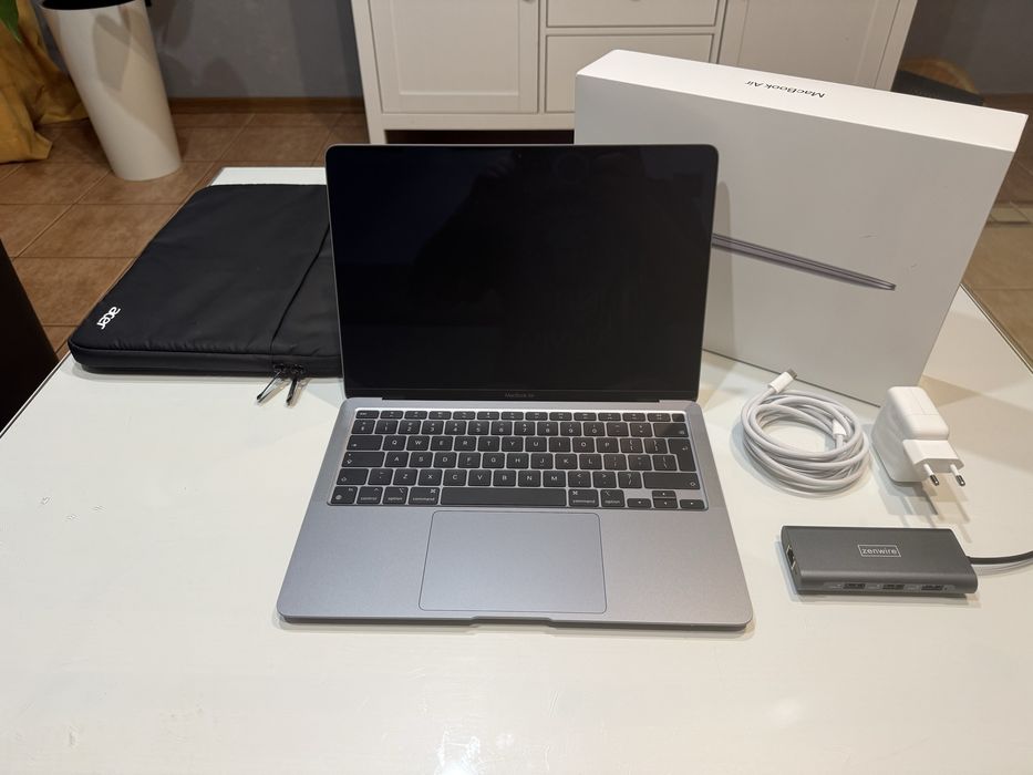 Apple MacBook Air M1 13” 8GB/256GB 98% Jak Nowy