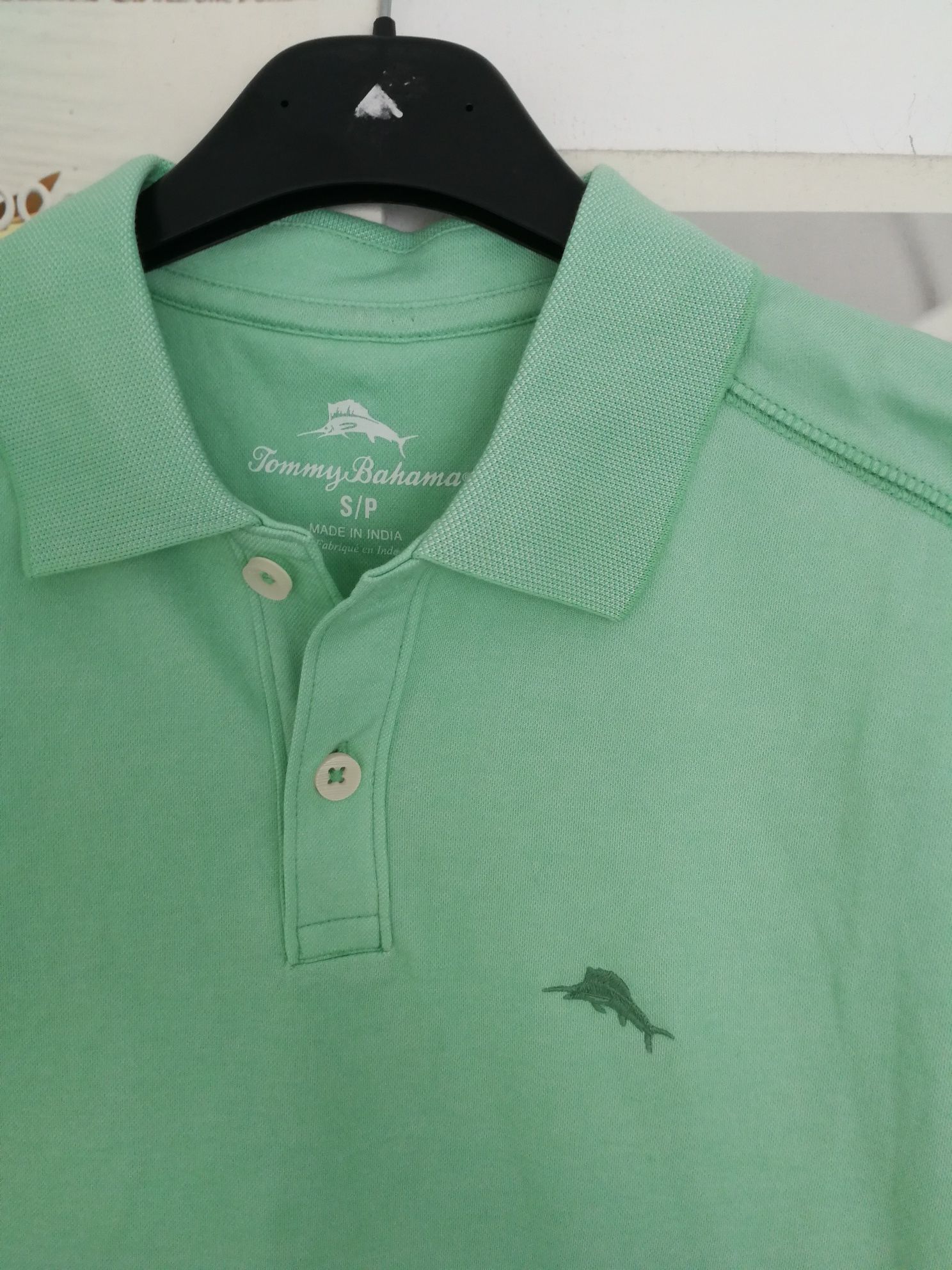 Nowe zielone seledynowe Klasyczne polo Tommy Hilfiger Tommy Bahama