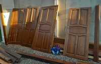 Drzwi drewniane kompletne sosna stan bdb TRANSPORT