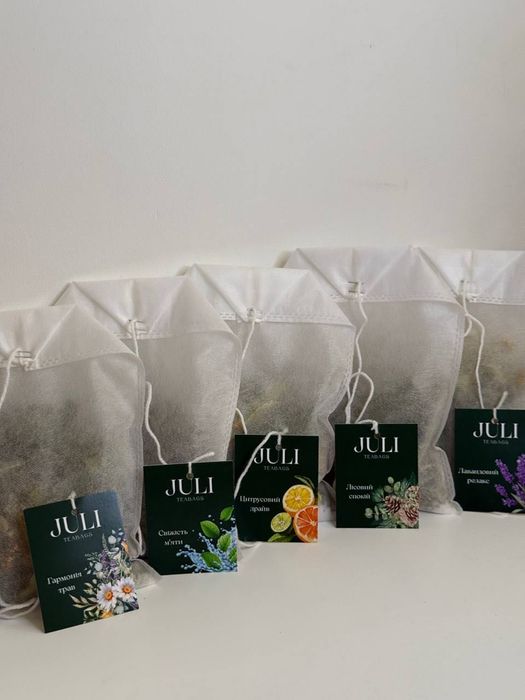 Чайні пакетики для ванни та аромасаше - оригінальні подарунки