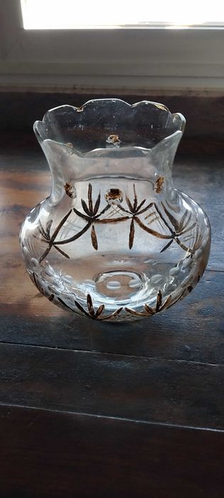 Globo vidro antigo para candeeiro ou peça decorativa