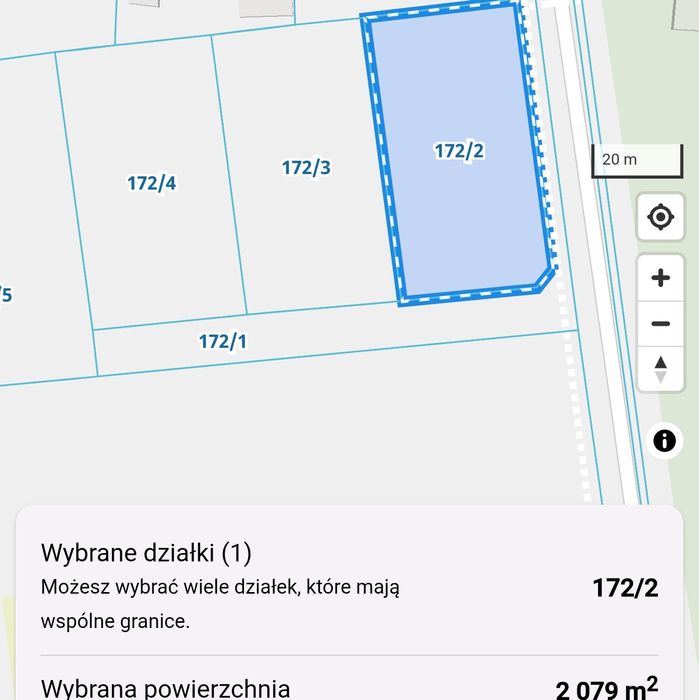 Działki budowlane Witów Kolonia - 3x2079 mkw