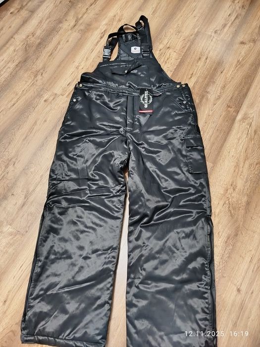 Duże robocze spodnie męskie zimowe