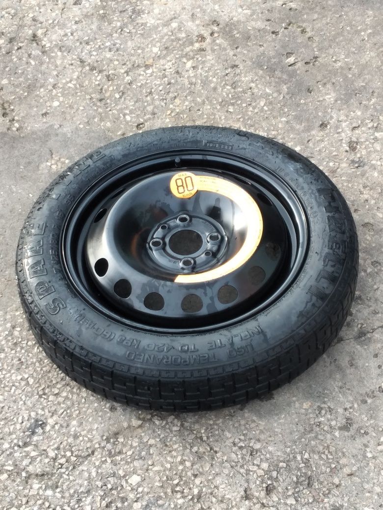 Jante Pneu de Socorro R15 Lancia Mussa Ano 2006 4 Furos BOM ESTADO