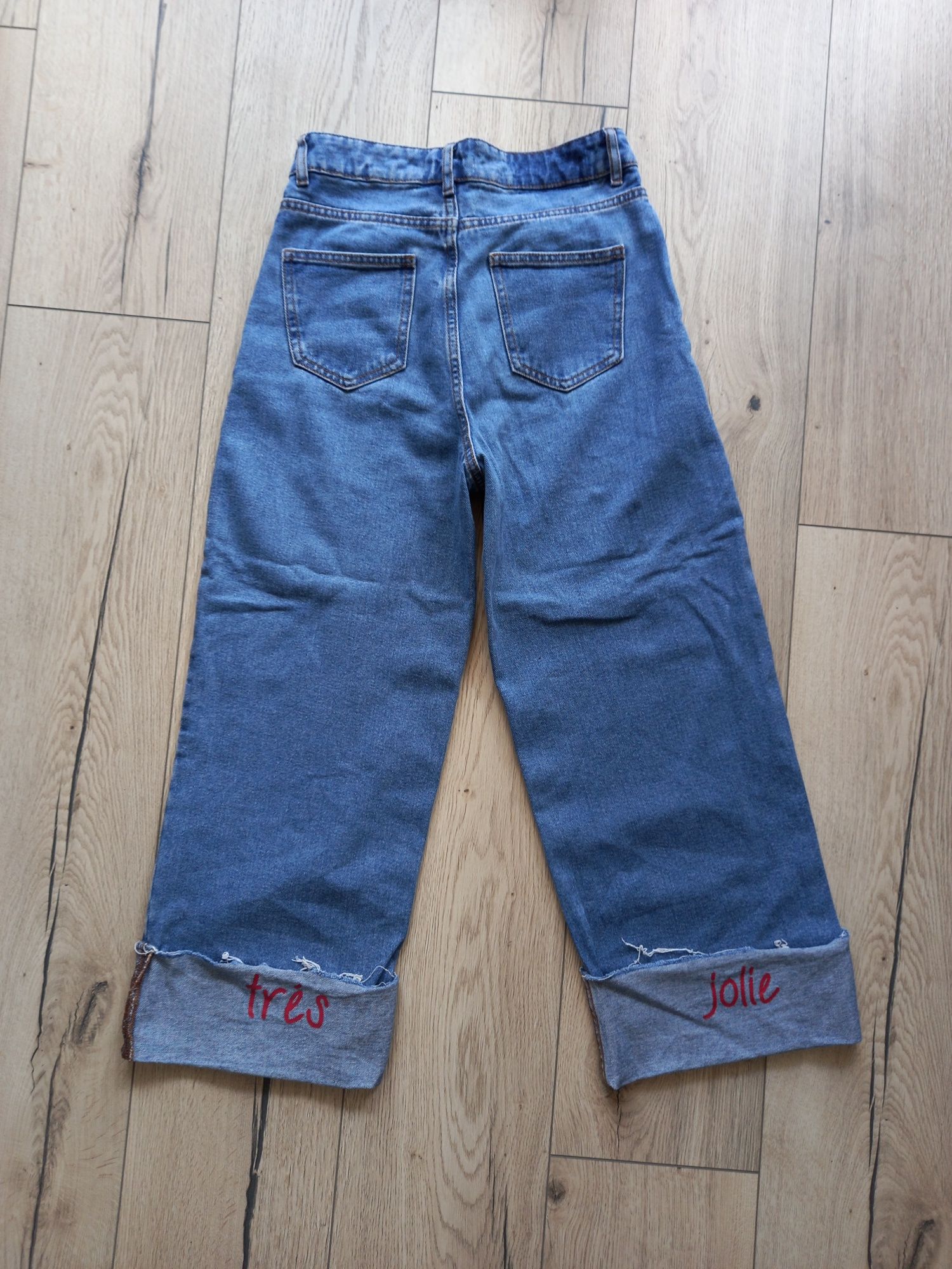 Spodnie culotte kuloty S