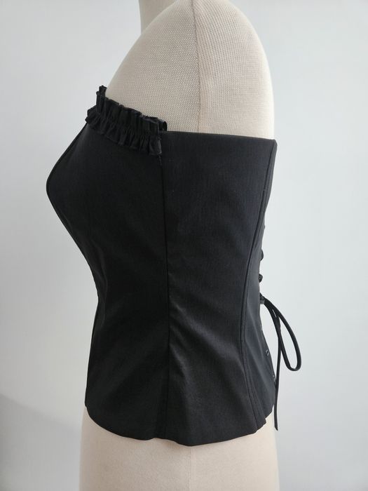 Gorset damski czarny