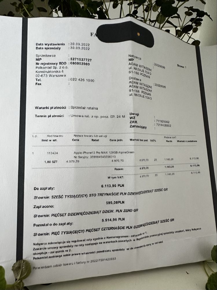 iPhone 13 Pro Max 128GB