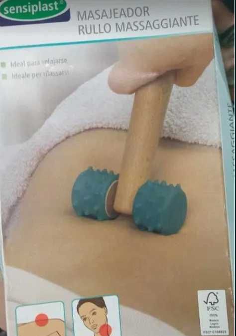 Sensiplast Masażer ręczny z drewna