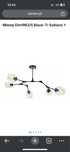 Lampa molekularna 5 glowic smoky gray